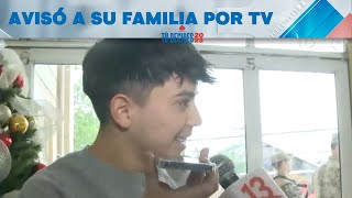 Joven avisa a su familia por TV que fue designado como vocal de mesa en La Florida [upl. by Elpmid]