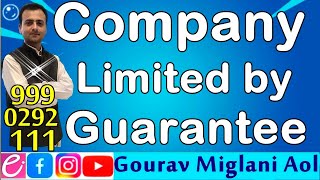 Company Limited by Guarantee  Meaning and Features of Company Limited by Guarantee [upl. by Annah]