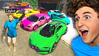 Collecting RARE Trillionaire SUPERCARS In GTA 5 Mods [upl. by Audwin]