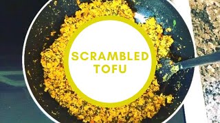 Easy Vegan Scrambled Tofu Recipe [upl. by Atims]