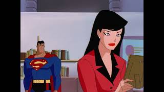 Superman The Animated Series  Superman amp Lois Discuss Clark Kents Death [upl. by Samella]