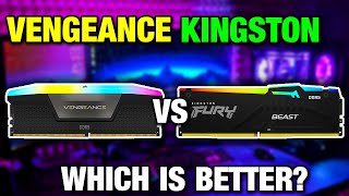 Corsair Vengeance VS Kingston Fury Beast  Memory Review and Comparison [upl. by Mignon646]