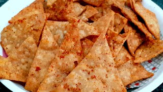 nachos recipe गेंहू के आटे से बनाये जो सबको बहुत पसंद आये  atta nachos  wheat flour nachos [upl. by Ffej]