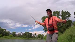 Fly Fishing On Moving Water  How To [upl. by Esydnac]