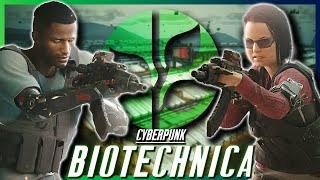 Cyberpunks quotGreen amp Friendly” Corporation  Biotechnica  Cyberpunk 2077 Lore [upl. by Haisi]