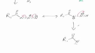 The Curtius reaction Reaction mechanism chemistry tutorial [upl. by Vigen]