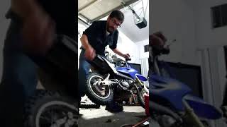 how to start a yamaha ttr50e ttr50 with dead battery [upl. by Knighton840]