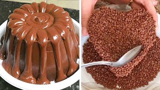 Top Indulgent Chocolate Cake Decorating Recipes  So Tasty Chocolate Cake Tutorial Videos [upl. by Winthorpe]