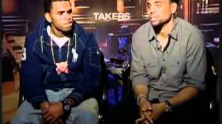 Chris brown and Michael Ealy Exclusive Takers Interview [upl. by Dygall]