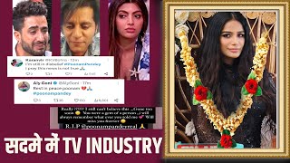 Aly Goni Karanvir Bohra Akanksha Puri Emotional Reaction On Poonam Pandeys Demise [upl. by Ramel]