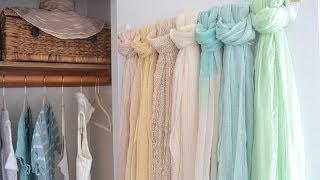 How To Organize Scarves [upl. by Ninetta]