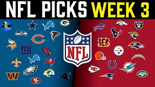 2024 NFL week 3 picks  NFL week 3 predictions upsets and betting [upl. by Anibla]