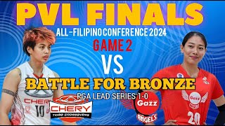 Chery Tiggo vs Petrogazz Battle for Bronze Game 2  Pvl AllFilipino 2024 Live Scoreboard [upl. by Ahsinahs]