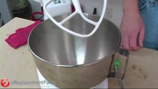 How to Adjust the Beaters on a KitchenAid Stand Mixer [upl. by Wasserman]