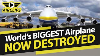 Antonov 225 Mriya ULTIMATE MOVIE about flying worlds largest airplane AirClips full flight series [upl. by Yrrot]