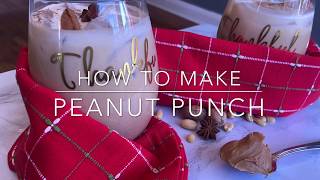 HOW TO MAKE PEANUT PUNCH alcohol version  FRUGALLYT [upl. by Eceryt]