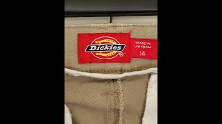 dickies womens Khaki pants [upl. by Aehsan749]