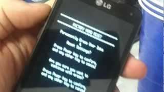 LG Connect Factory Hard Reset Metro PCS [upl. by Adidnere]