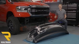 How to Remove the Front Bumper on a 2019 Ram 1500 [upl. by Ioab501]