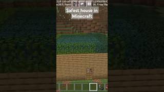 Safest house in Minecraft 😲😲minecraft minecraftbuilding [upl. by Carthy]