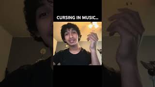 How I feel about cursing in songs college funny gaming music trendingshorts vlog songwriter [upl. by Zacherie136]