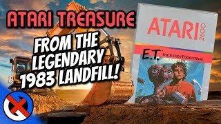 Atari Landfill Excavation  Atari Treasure ET Cartridge from 1983 Burial [upl. by Charpentier]