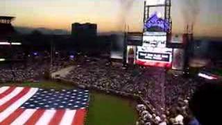 The National Anthem  World Series Game 4 2007 [upl. by Bickart792]