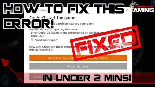 Star Citizen Launcher Error Easy Anti Cheat Fix [upl. by Aihsyak]