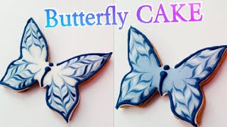 Super Simple BUTTERFLY Cake  how to [upl. by Gerrit]