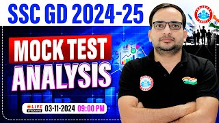 SSC GD 202425 Mock Test  SSC GD Mock Test Analysis  SSC GD 3 Nov Mock Test Solution By Ankit Sir [upl. by Elleiad]