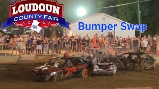 2024 Loudoun County Fair Demolition Derby Bumper Swap [upl. by Duval]