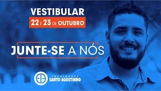 Vestibular Faculdades Santo Agostinho  Juntese a nós Sistemas de Informação [upl. by Ynelram]