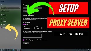 How To Setup PROXY SERVER Settings In Google Chrome  Proxy Settings On Windows 10 PC [upl. by Rettig791]