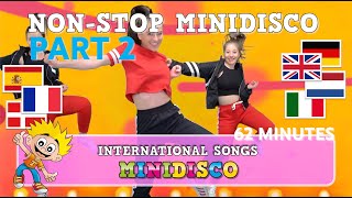 MINIDISCO PART 2  NON STOP  Songs for Kids  How To Dance  International  Mini Disco [upl. by Tomkin786]