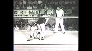 June Byers vs Cora Combs 1950s Wrestling From Hollywood ladies women female womens [upl. by Nnylyoj21]