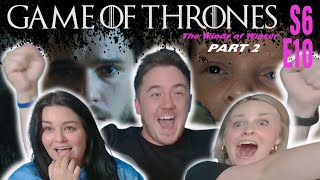 Game of Thrones  S6 E10  PART 2  quotThe Winds of Winterquot  REACTION [upl. by Matusow936]