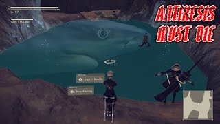 Deep Cave Fishing  Nier Automatas Hardest Challenge AMDM  Part 2 [upl. by Kenon]