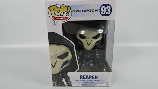 Funko Pop Vinyl Overwatch Reaper Unboxing [upl. by Tierza]