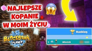 NAJLEPSZE KOPANIE W MOIM ŻYCIU na BLOCKSTARPLANET 😱 [upl. by Agarhs]