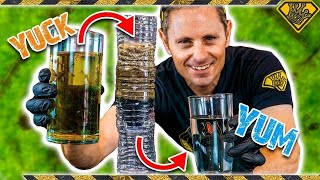 DIY Make Swamp Water Drinkable King Of Random Dives Into How To Make A Homemade DIY Water Filter [upl. by Jump]