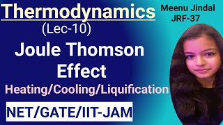 Joule Thomson EffectCoefficientInversion TemperatureCase of HeatingCoolingReal gasIdeal gas [upl. by Aipmylo867]