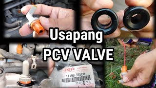 PCV VALVE CLEANING USING WD40 AND GROMMET REMOVAL AND REPLACEMENT OF SUZUKI APV  DIY [upl. by Aisak]