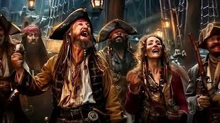 Pirates of the Caribbean Sea Shanty Song AI Artwork [upl. by Canica]