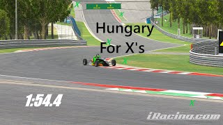 Hungaroring SETUP and Track Guide Ray FF1600 [upl. by Lidia167]