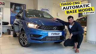 Base Model AMTUpdated New Tata Tiago CNG Automatic Finally Here  Review [upl. by Aletha]