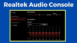 Download and Install Realtek audio console in windows 10 [upl. by Scarlett]