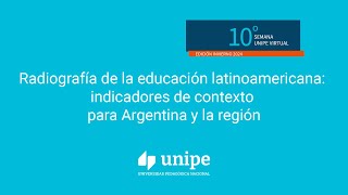 2101 Radiografía de la educación latinoamericana indicadores de contexto para Argentina y la región [upl. by Frankie]