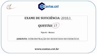 Demonstração do Resultado do Exercício DRE  Lucro Bruto Exame de Suficiência [upl. by Ynavoj]