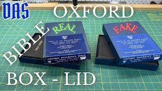 Oxford Bible Box  Making the Lid  Adventures in Bookbinding [upl. by Pappas]