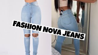 Fashion Nova Jeans  Try On Haul [upl. by Diarmuid551]